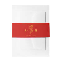 Drache des doppelten Glücks | Doppelmonogramm