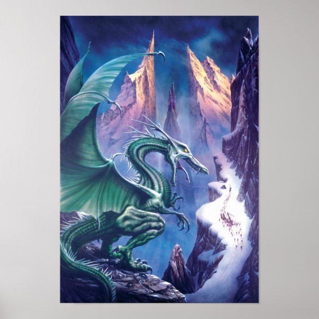Drache des Nordposters Poster (Vorne)