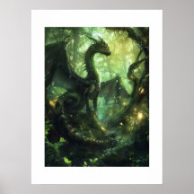 Drache des verzauberten Waldes