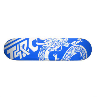 Drache-Drache-Skateboard (blau) Skateboard