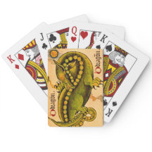 Drache-Drache-Spielkarten