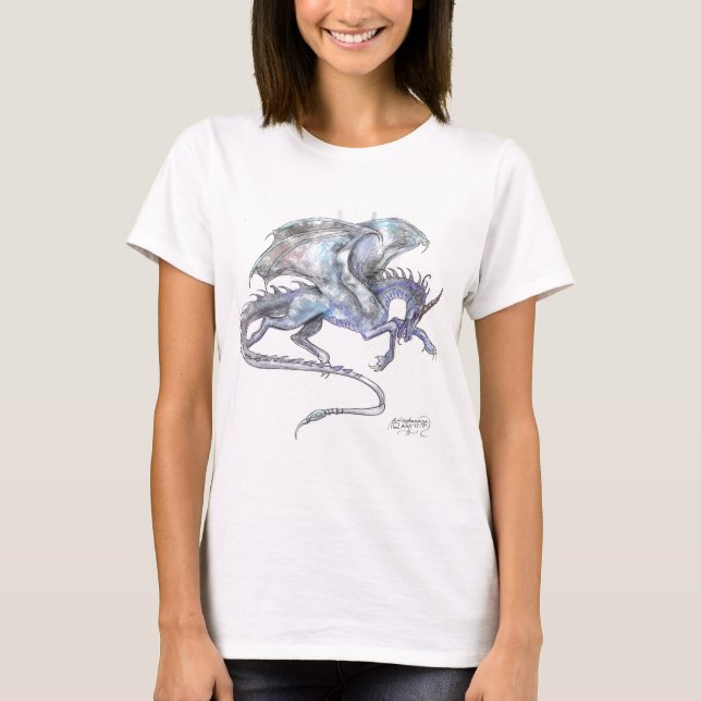 Drache-Einhorn-T-Shirt T-Shirt (Vorderseite)