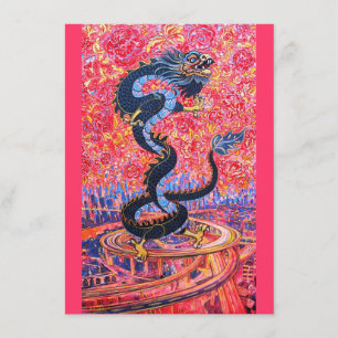 Drache-Einladung Einladung