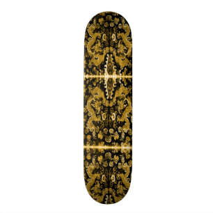 Drache-Einlegearbeit-Element-kundenspezifisches Skateboard