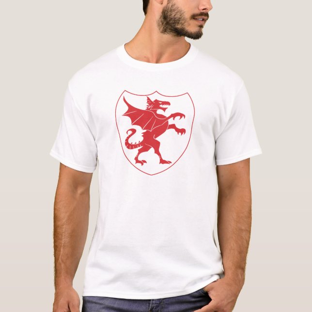 Drache-Emblem-T - Shirt (Vorderseite)
