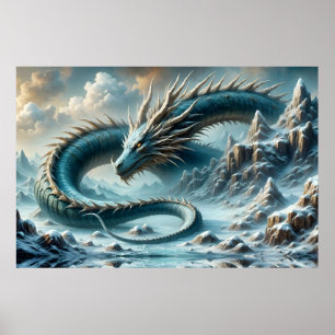 Drache erwacht in einer eisigen Welt Poster