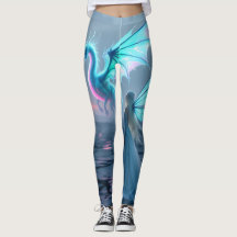 Drache & Feen Damen Leggings Strumpfhosen