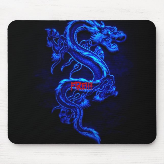 DRACHE, FEUER!!!! MOUSEPAD (Vorne)