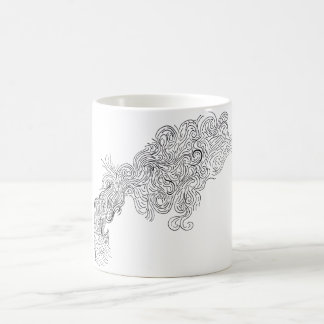 Drache-Feuer-Tasse Tasse