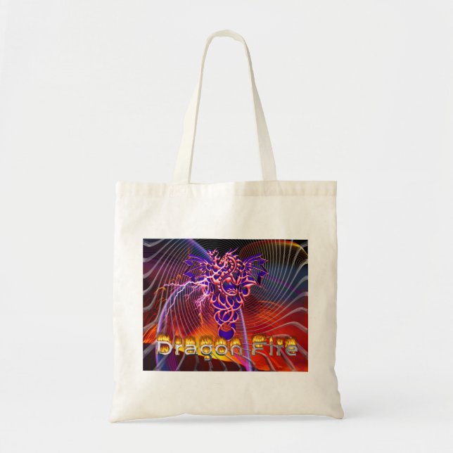 Drache Feuer  Tragetasche (Vorne)