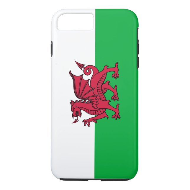 Drache-Flagge Wales Waliser Case-Mate iPhone Hülle (Rückseite)