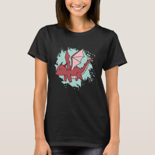 Drache fliegt süß Fantasy-Tier T-Shirt