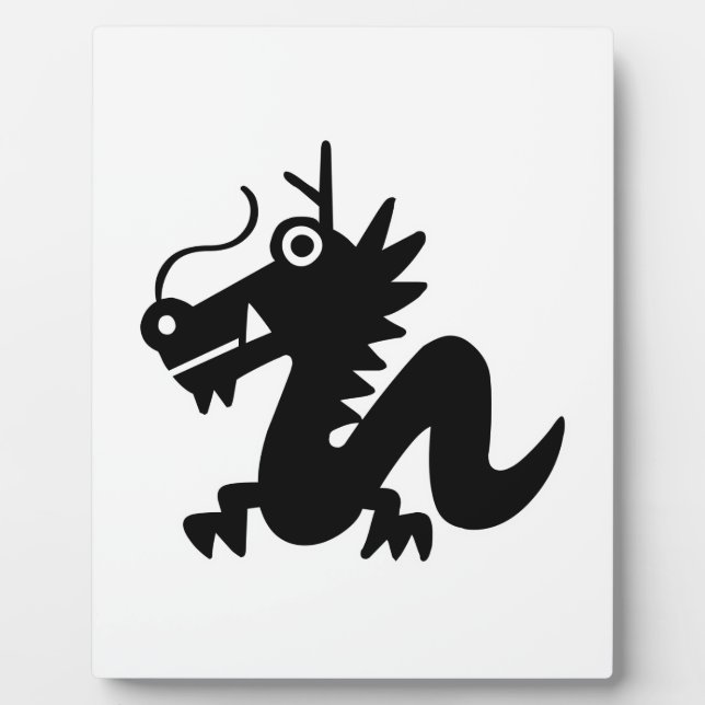 Drache Fotoplatte (Vorderseite)