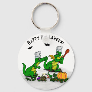 Drache - Frohes Halloween! Heute werde ich kochen Schlüsselanhänger