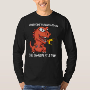 Drache für Frauen Mutter Feuer atmendes Wesen T-Shirt