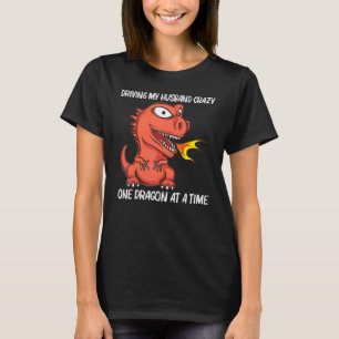Drache für Frauen Mutter feuerspeiende Kreatur T-Shirt