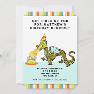 Drache Geburtstag Einladung