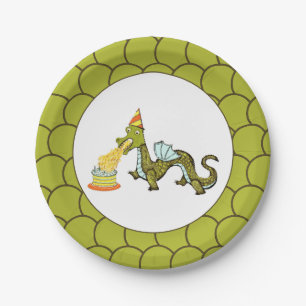 Drache Geburtstagsfeier Pappteller