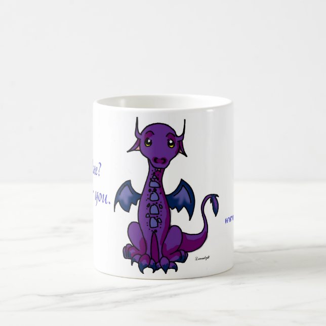 Drache, Gefühlsblau? Tasse (Mittel)