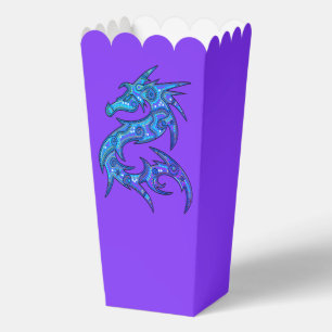 Drache gefüllt mit Punkten Muster 1a Geschenkschachtel
