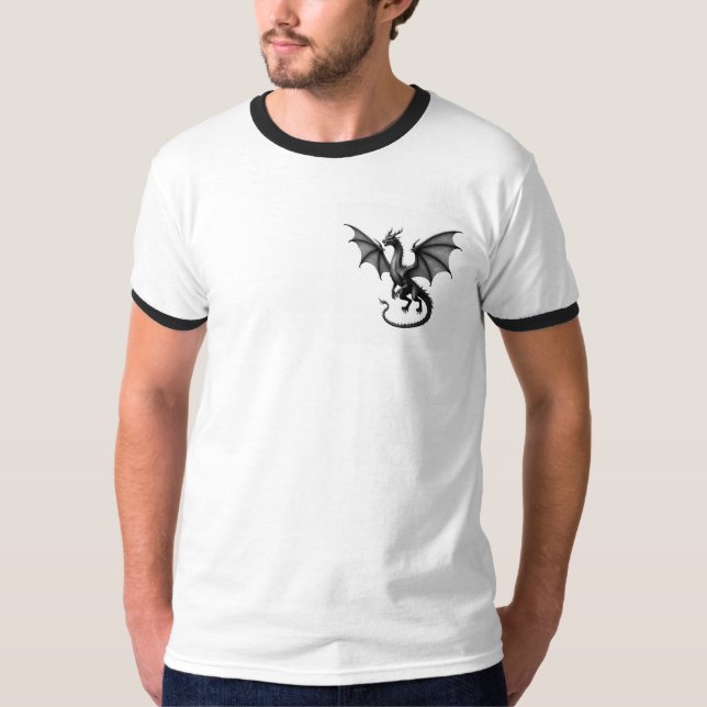 Drache Geist: Majestätisches Tier Tee (Vorderseite)