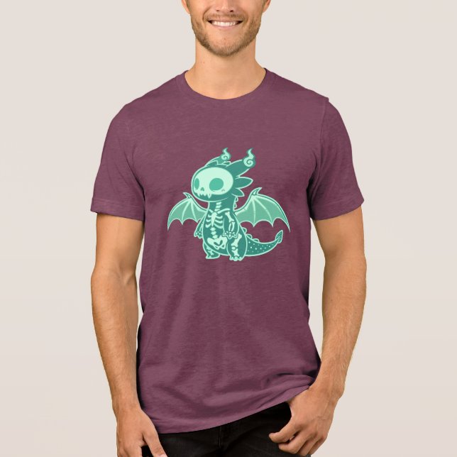 Drache Geist Tri-Blend Shirt (Vorderseite)