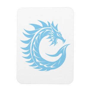 Drache gestalteter Buchstabe C, Drachenalphabet, M Magnet