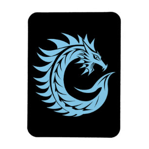 Drache gestalteter Buchstabe C, Drachenalphabet, M Magnet
