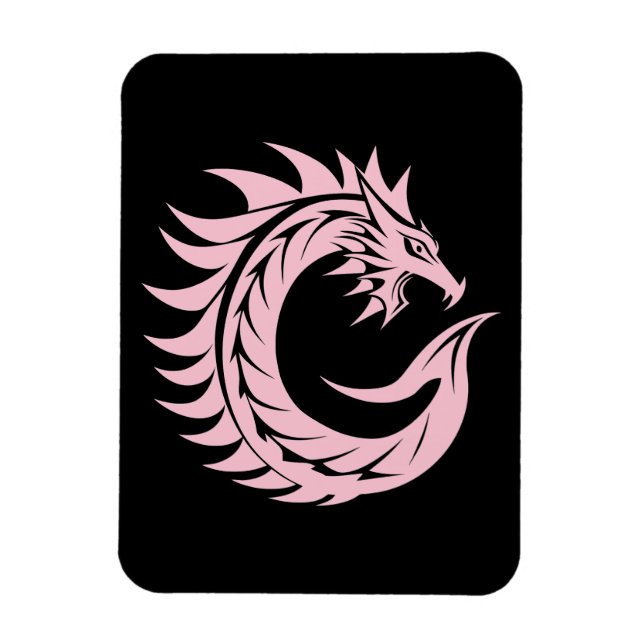 Drache gestalteter Buchstabe C, Drachenalphabet, M Magnet (Vertikal)