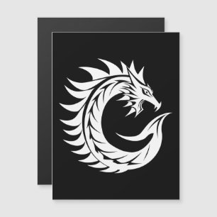 Drache gestalteter Buchstabe C, Drachenalphabet, M Magneteinladung