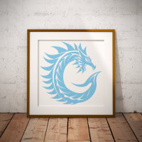 Drache gestalteter Buchstabe C, Drachenalphabet, M