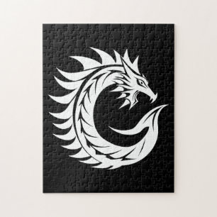 Drache gestalteter Buchstabe C, Drachenalphabet, M Puzzle