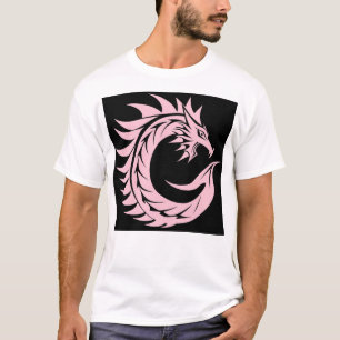 Drache gestalteter Buchstabe C, Drachenalphabet, M T-Shirt
