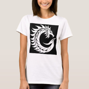 Drache gestalteter Buchstabe C, Drachenalphabet, M T-Shirt