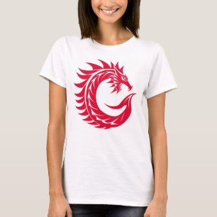 Drache gestalteter Buchstabe C, Drachenalphabet, M T-Shirt