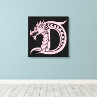 Drache gestalteter Buchstabe D, Drachenalphabet, M