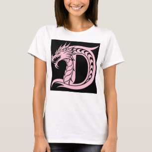 Drache gestalteter Buchstabe D, Drachenalphabet, M T-Shirt