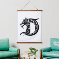 Drache gestalteter Buchstabe D, Drachenalphabet, M