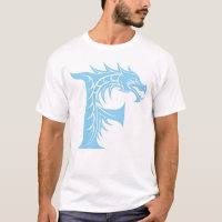Drache gestalteter Buchstabe F, Drachenalphabet, M