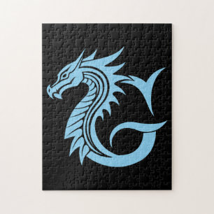 Drache gestalteter Buchstabe G, Drachenalphabet, M Puzzle