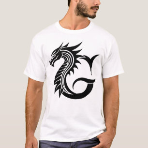 Drache gestalteter Buchstabe G, Drachenalphabet, M T-Shirt