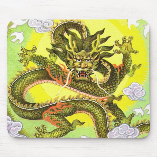 Drache-Glück-Mall Mousepad (Vorne)
