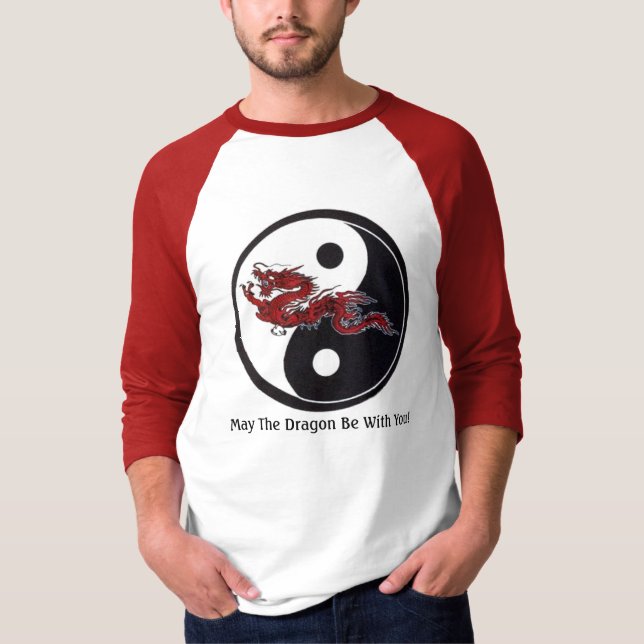 Drache-Glück-Mall T-Shirt (Vorderseite)
