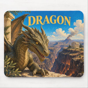 Drache, Gothic Fantasy Monster Mousepad