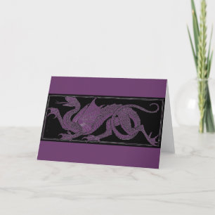 Drache Grußkarte Karte