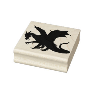 Drache Gummistempel