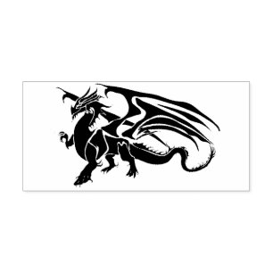 Drache Gummistempel
