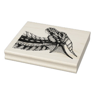 Drache Gummistempel