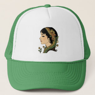 Drache Haare Lady Hut Persische Fantasy Art Cap Truckerkappe