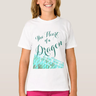 Drache Herz individuell angepasst T-Shirt